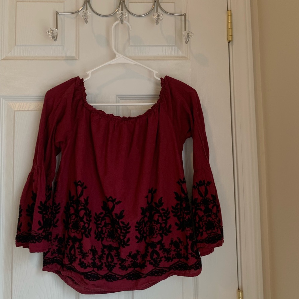 Maroon and Blake shirt